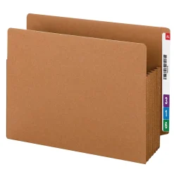 Smead® TUFF® End-Tab File Pockets, 5 1/4