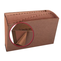 Smead® TUFF® Expanding File, 31 Pockets, 1-31, Legal Size, Brown