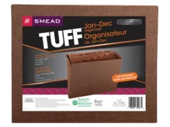 Smead® TUFF® Expanding File, 12 Pockets, Monthly, 12" x 10" Letter Size, 30% Recycled, Brown