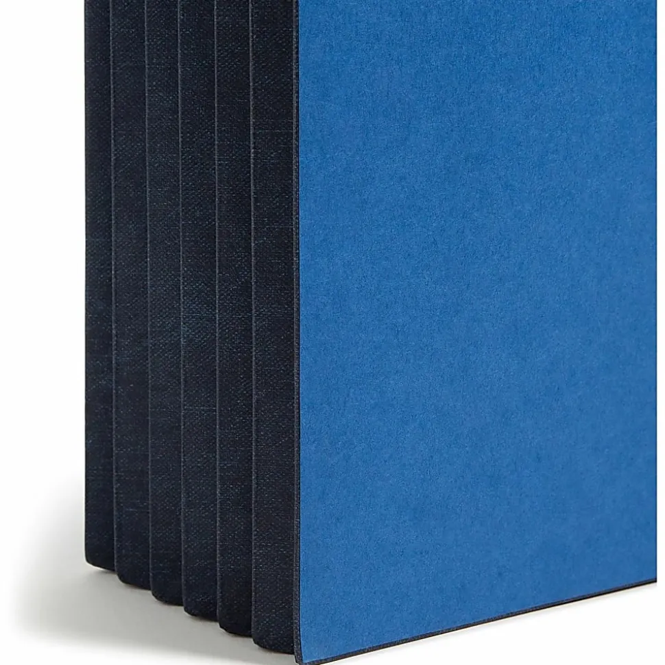 Smead® Tyvek® Gusset Expanding Wallet With Elastic Cord, Letter Size, 5 1/4" Expansion, Navy Blue