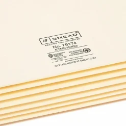 Smead® Tyvek®-Lined Gusset End-Tab File Pockets, Legal Size, 5 1/4