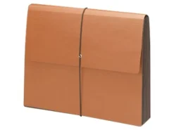 Smead® Wallets, 5 1/4" Expansion, Letter Size, 100% Recycled, Redrope, Pack Of 10
