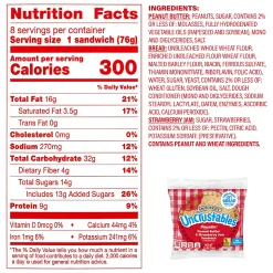 Smucker's Uncrustables Variety, 2.6 Oz, Total Qty 48