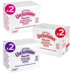 Smucker's Uncrustables Variety, 2.6 Oz, Total Qty 48