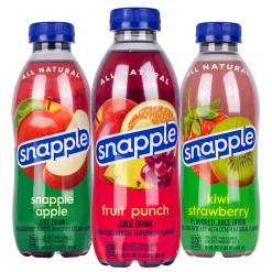 Snapple All Natural Juice Drink, 20 Oz Bottle, Pack Of 24 Bottles