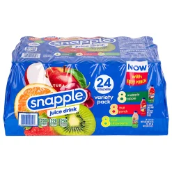 Snapple All Natural Juice Drink, 20 Oz Bottle, Pack Of 24 Bottles