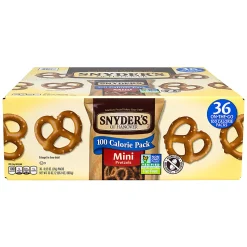 Snyder's Mini Pretzels 100 Calorie Bags 36 Count