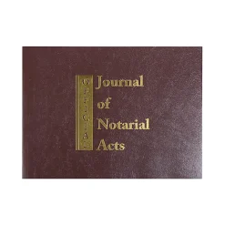 Soft Cover Journal of Notarial Acts Logbook For Notary Public Transactions, 11