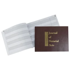 Soft Cover Journal of Notarial Acts Logbook For Notary Public Transactions, 11