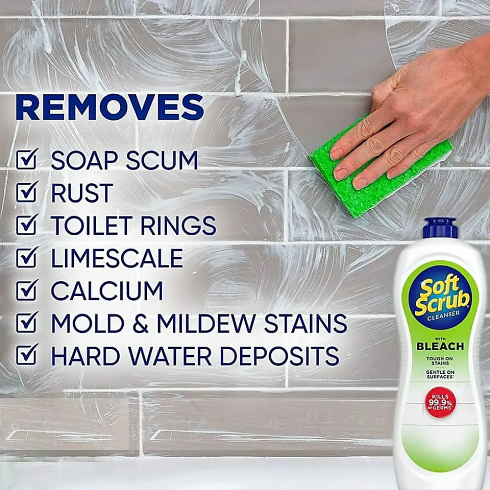Soft Scrub® Cleanser With Bleach, 36 Oz Bottle