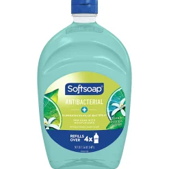 Softsoap Antibacterial Liquid Hand Soap Refill, Fresh Citrus, 50 Oz, Green