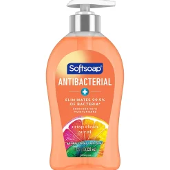 Softsoap Antibacterial Liquid Hand Soap Pump, 11.25 (332.7 mL) oz., Pack of 6, Crisp Clean Scent - 03562CT
