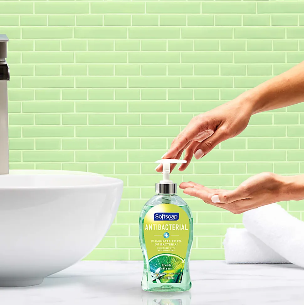 Softsoap® Antibacterial Liquid Hand Soap, Fresh Citrus Scent, 11.25 Oz, Total Qty 6
