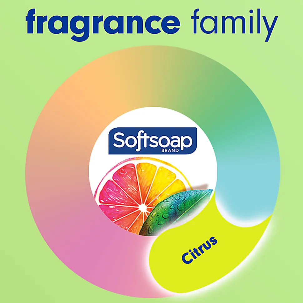 Softsoap® Antibacterial Liquid Hand Soap, Fresh Citrus Scent, 11.25 Oz, Total Qty 6