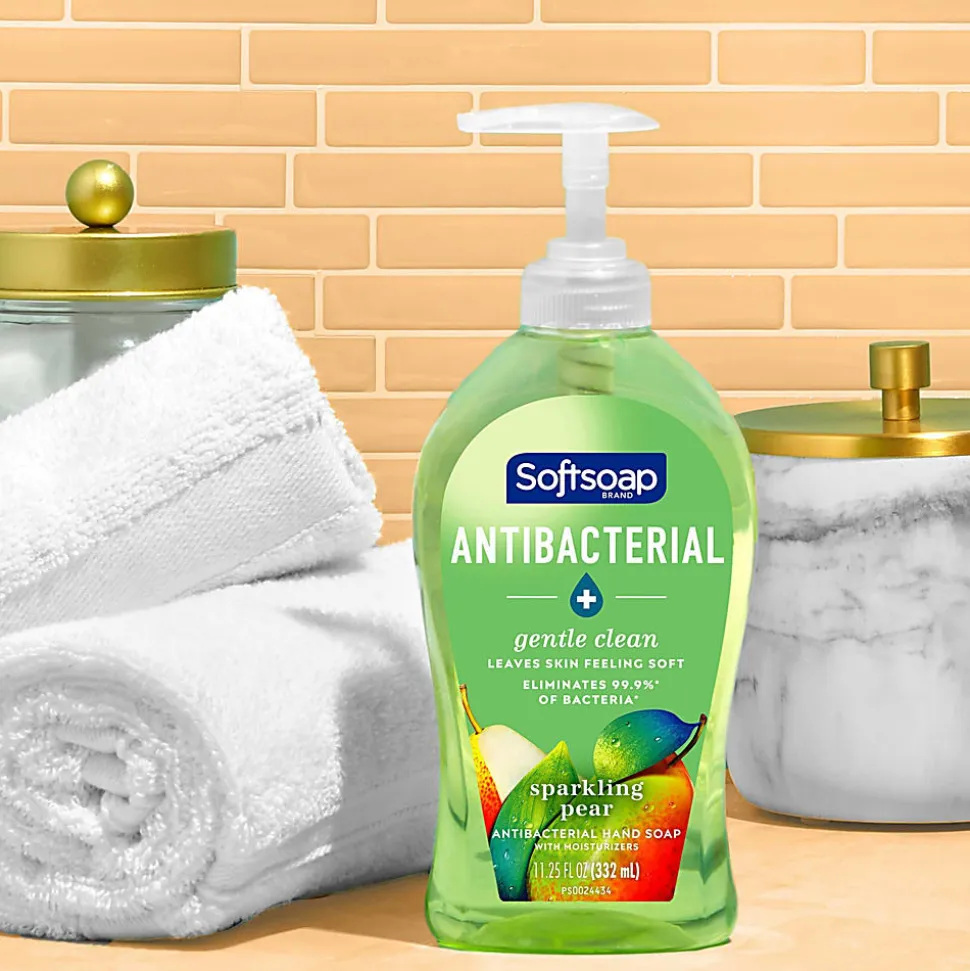 Softsoap® Antibacterial Liquid Hand Soap, Sparkling Pear Scent, 11.3 Oz