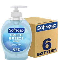 Softsoap Liquid Hand Soap, Fresh Breeze Scent, 7.5 fl oz pump, 6ct