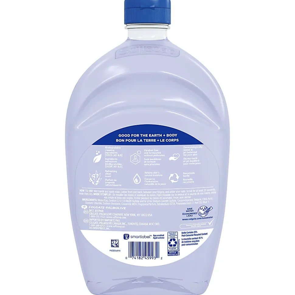 Softsoap® Liquid Hand Soap Refill, Fresh Aquarium Scent, 50 Oz Bottle