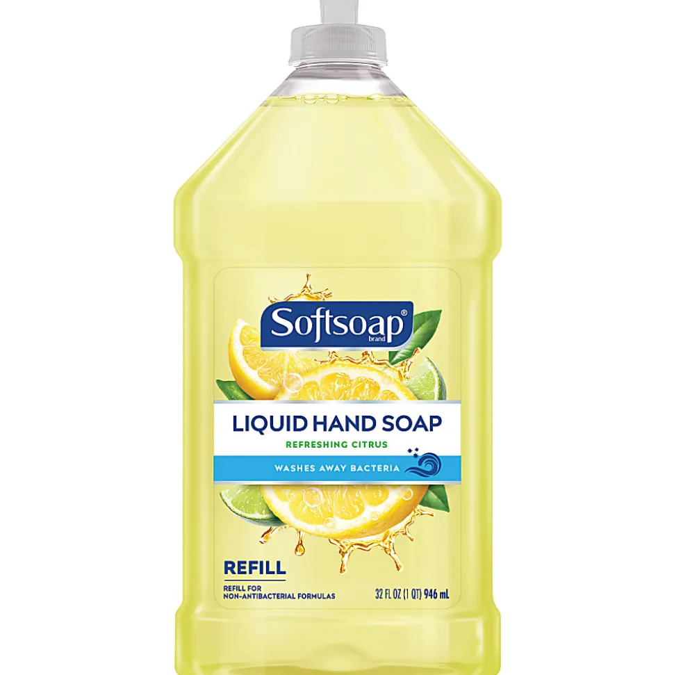 Softsoap® Liquid Hand Soap Refill, Refreshing Citrus Scent, 32 Fl Oz Pour Bottle