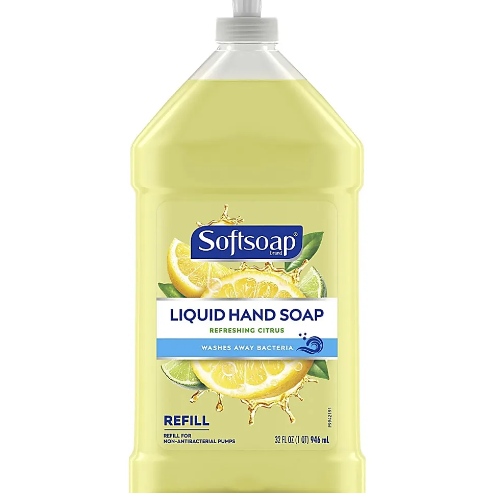 Softsoap® Liquid Hand Soap Refill, Refreshing Citrus Scent, 32 Fl Oz Pour Bottle
