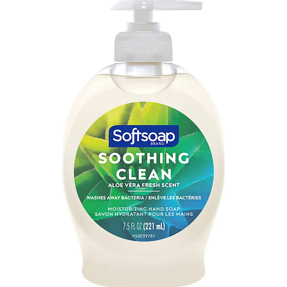 Softsoap® Moisturizing Liquid Hand Soap, Soothing Clean with Aloe Scent, 7.5 Oz Pump Bottle