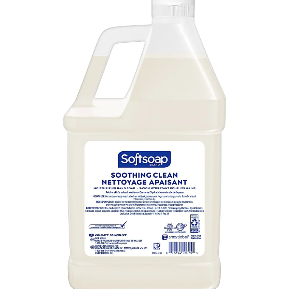 Softsoap® Moisturizing Liquid Hand Soap, Soothing Clean Aloe Vera Fresh Scent, 128 fl oz Refill, 4ct
