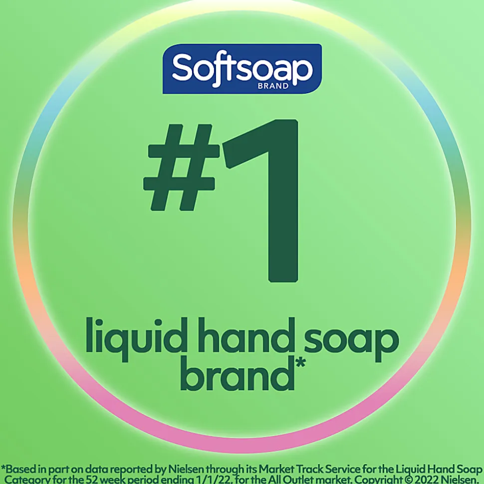 Softsoap® Moisturizing Liquid Hand Soap, Soothing Clean Aloe Vera Fresh Scent, 128 fl oz Refill, 4ct