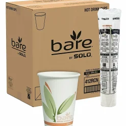 Solo Cup Bare™ Hot Cups, 12 Oz., Pack Of 50