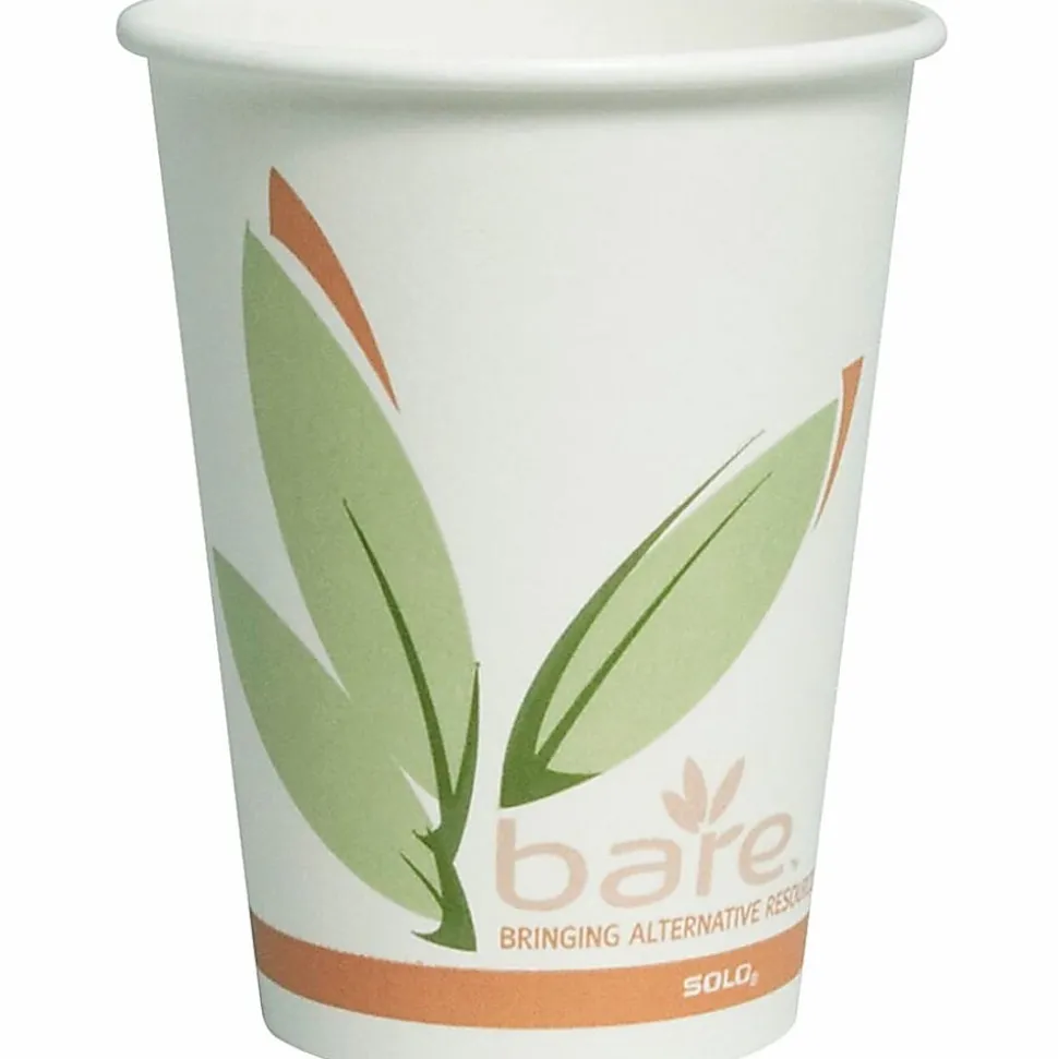 Solo Cup Bare™ Hot Cups, 12 Oz., Pack Of 50