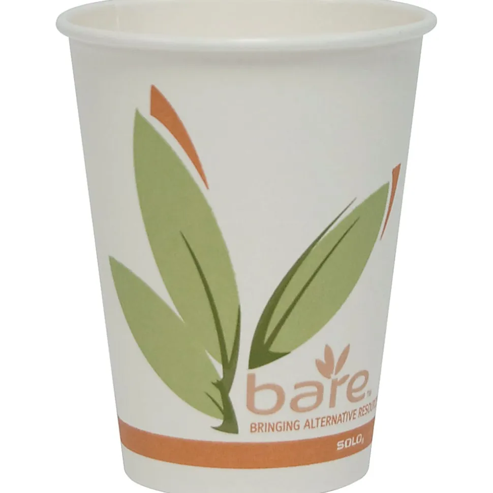 Solo Cup Bare™ Hot Cups, 12 Oz., Pack Of 50
