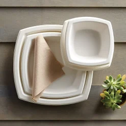 Solo Cup Bareâ„¢ Sugar Cane Plates, 10", Ivory, Pack Of 125