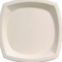 Solo Cup Bare™ Sugar Cane Plates, 10", Ivory, Pack Of 125