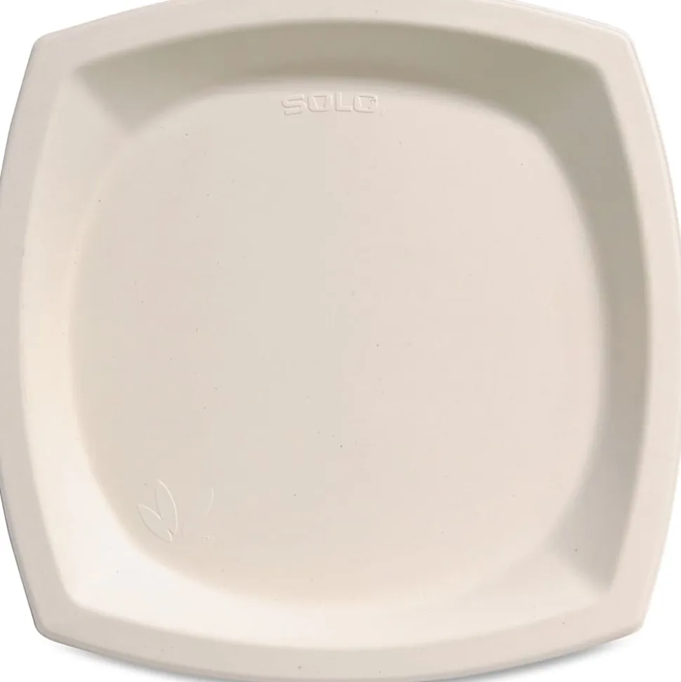 Solo Cup Bare™ Sugar Cane Plates, 10", Ivory, Pack Of 125