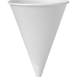 Solo Cup Paper Cone Water Cups, White, 4 Oz, Bag Of 200 Cups