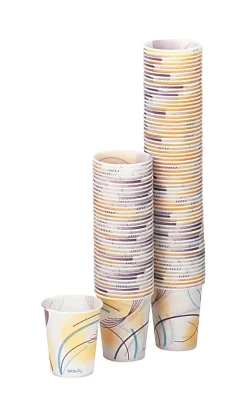 Solo Cup Paper Water Cups, Waxed, 5 oz.,100/Pack