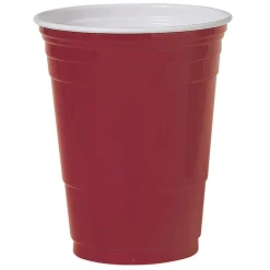 Solo Cup Plastic Party Cups, 16 Oz, Red, Box Of 50 Cups