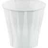 Solo Cup Portion Paper Cups, 3.5 Oz, White, 100 Cups Per Pack, Carton Of 50 Packs