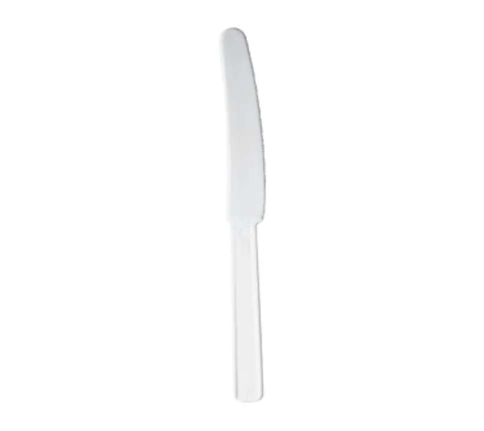 Solo Cup Reliance Medium Weight Bulk Knives - Knife - 1 x Knife - Breakroom - Disposable - White - 1000 / Carton