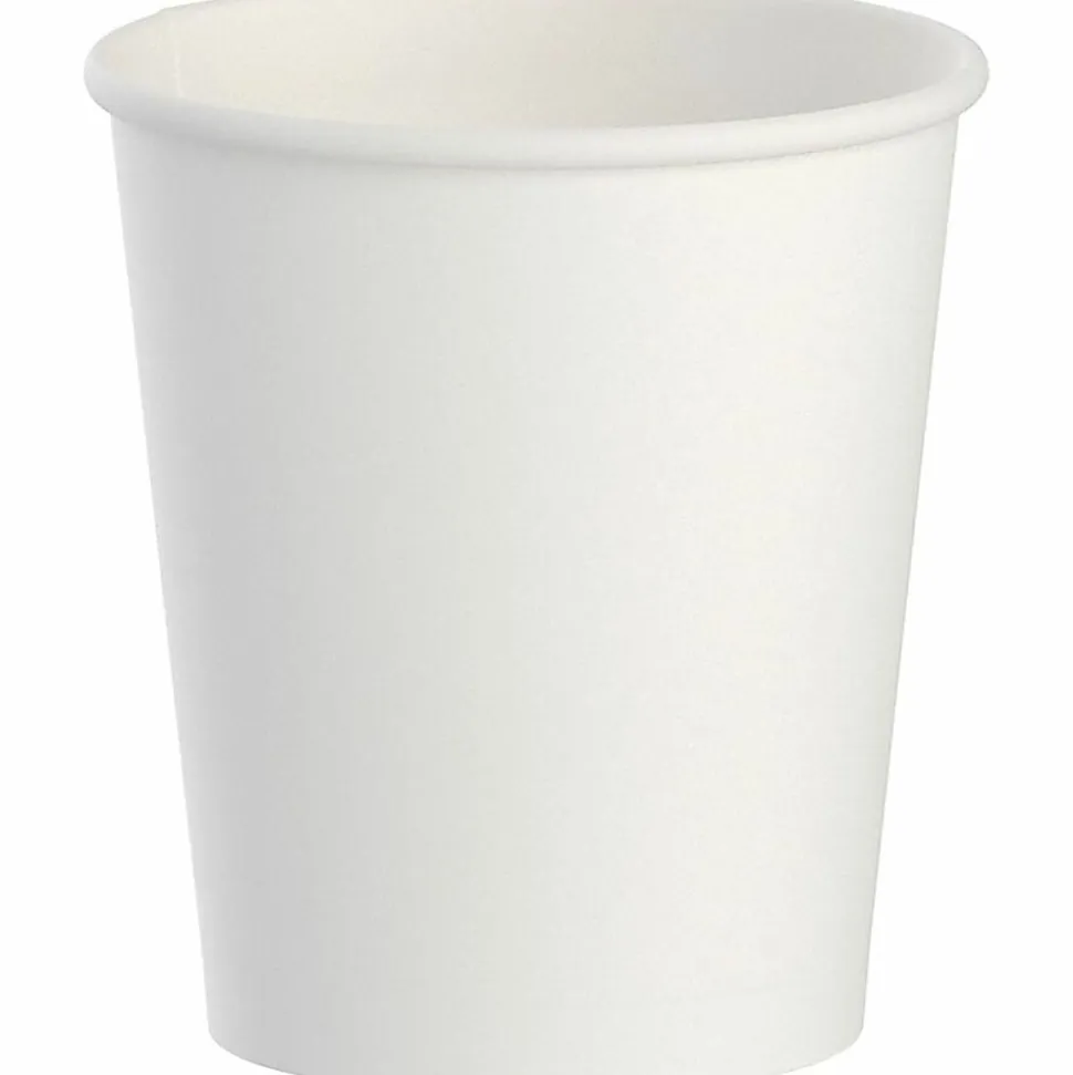 Solo Cup Treated Paper Water Cups - 3 fl oz - 100 / Pack - White - Paper - Water