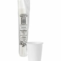 Solo Cup Treated Paper Water Cups - 3 fl oz - 100 / Pack - White - Paper - Water