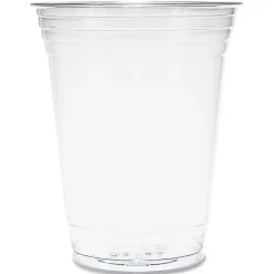 Solo Cup UltraClear Plastic PET Cups - 16 fl oz - 50/Pack - Crystal Clear - Polyethylene Terephthalate (PET) - Beverage, Cold Drink, Smoothie, Coffee