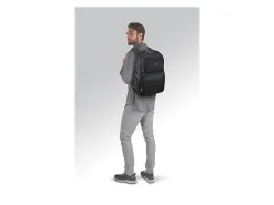 Solo New York Backpack With 17.3" Laptop Pocket, Black/Blue