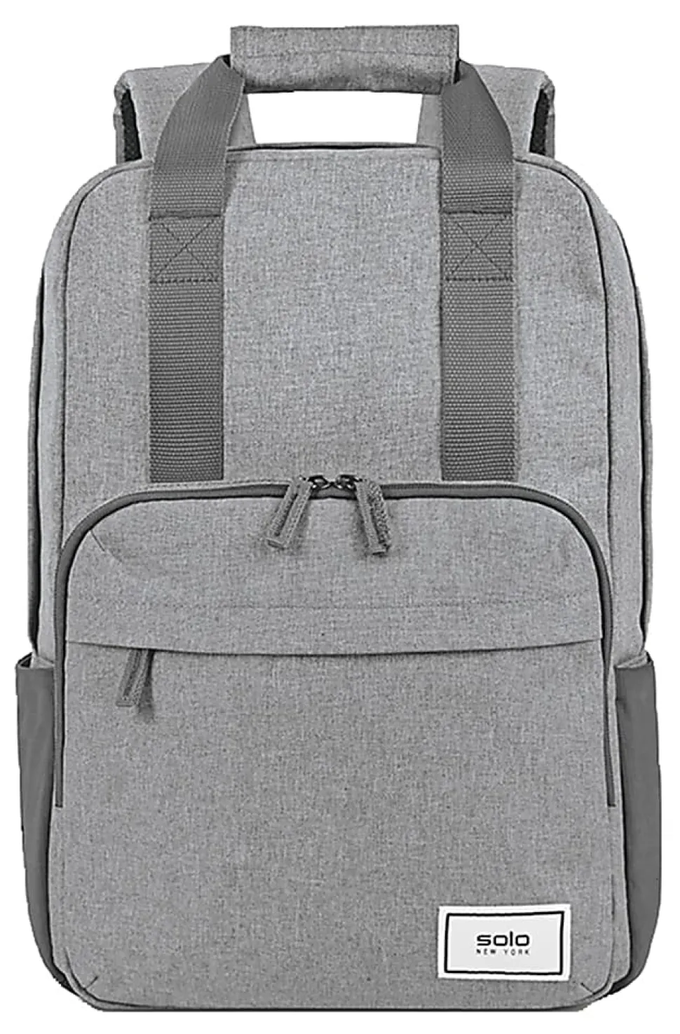 Solo New York Bags Reclaim Recycled Backpack With 15.6" Laptop Pocket, 51% Recycled, Gray
