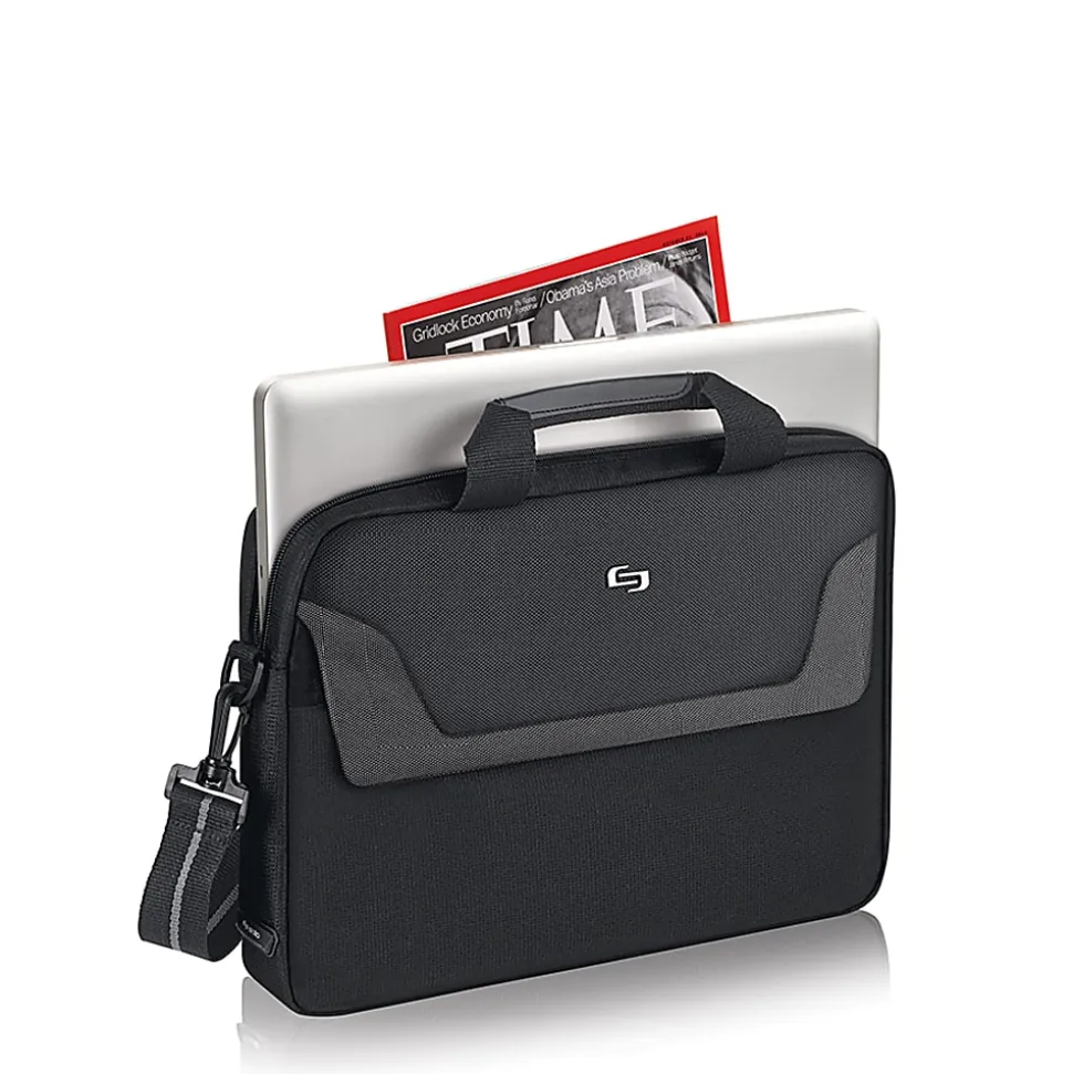 Solo New York Flatiron 14.1" Slim Brief, Black