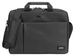 Solo New York Lead Slim Briefcase With 15.6" Laptop Pocket, Black