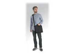 Solo New York Lead Slim Briefcase With 15.6" Laptop Pocket, Black