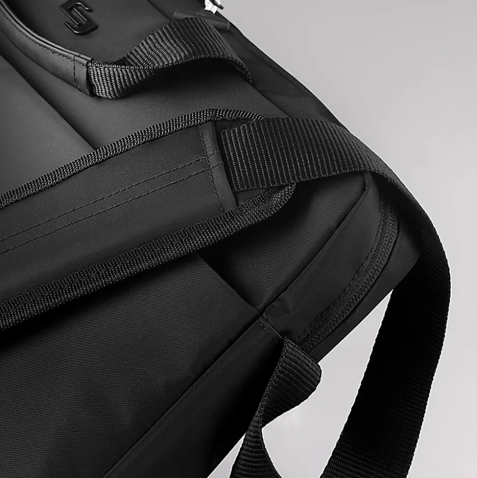 Solo New York Lead Slim Briefcase With 15.6" Laptop Pocket, Black