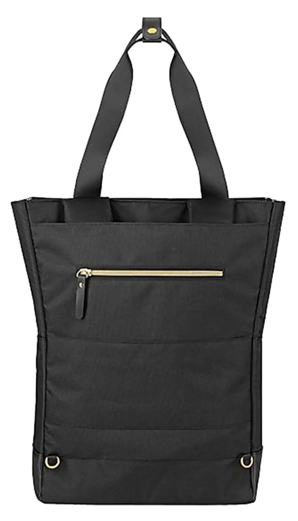 Solo New York Parker Hybrid Tote/Backpack With 15.6" Laptop Pocket, Black