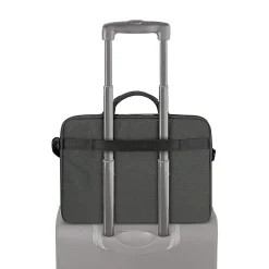 Solo New York Rivington Slim Briefcase With 15.6" Laptop Pocket, Gray