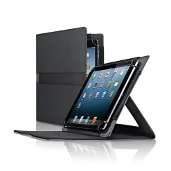 Solo New York Storm Universal Fit Tablet/eReader Booklet, 8.5" to 11", Black