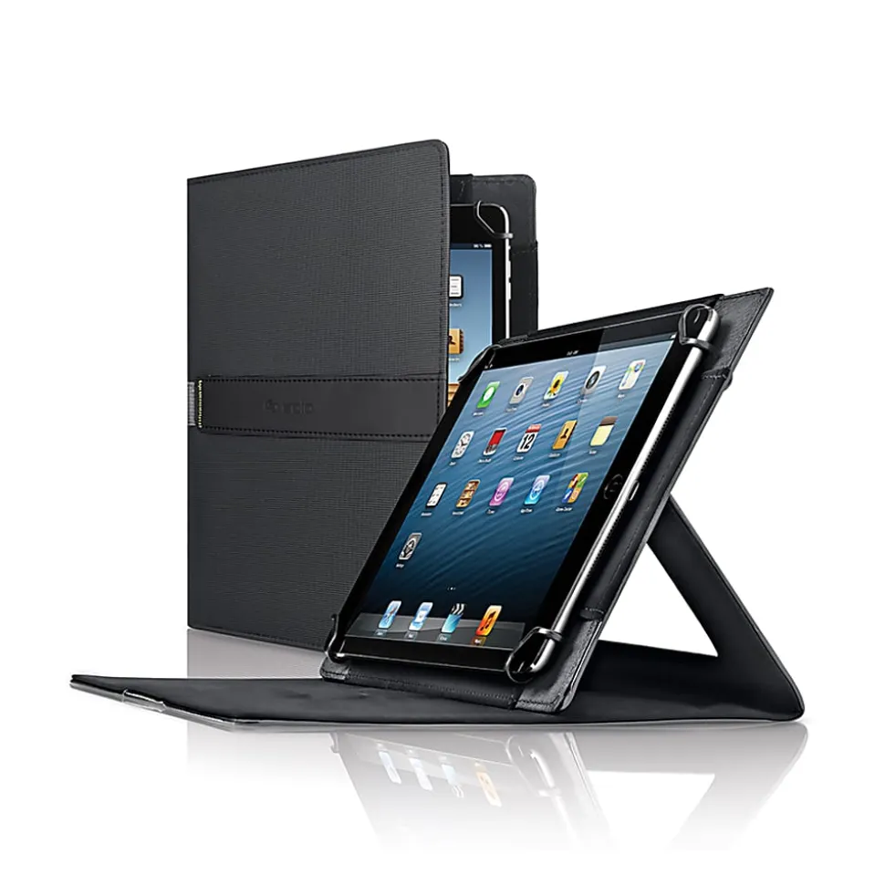 Solo New York Storm Universal Fit Tablet/eReader Booklet, 8.5" to 11", Black